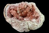 Beautiful, Pink Amethyst Geode Half - Argentina #170177-2